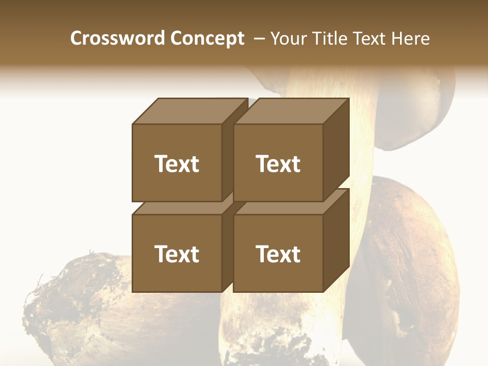 Food Mushroom Sauce PowerPoint Template
