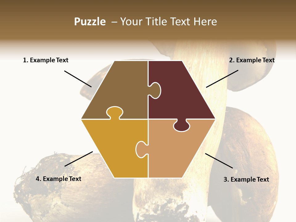 Food Mushroom Sauce PowerPoint Template