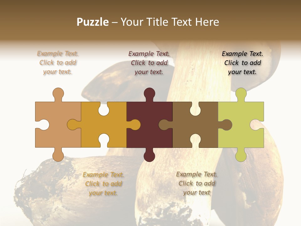 Food Mushroom Sauce PowerPoint Template