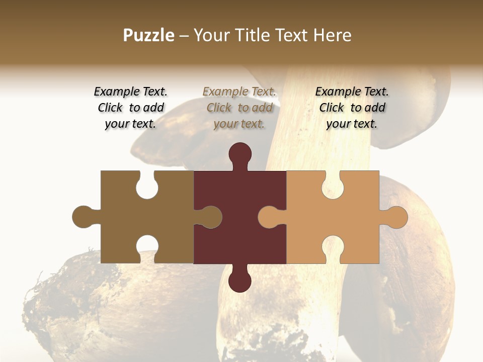 Food Mushroom Sauce PowerPoint Template