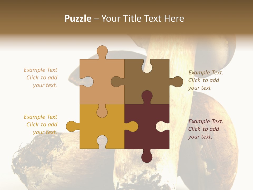 Food Mushroom Sauce PowerPoint Template