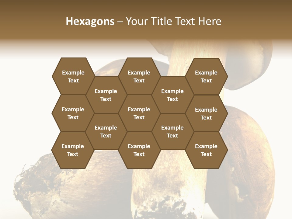 Food Mushroom Sauce PowerPoint Template