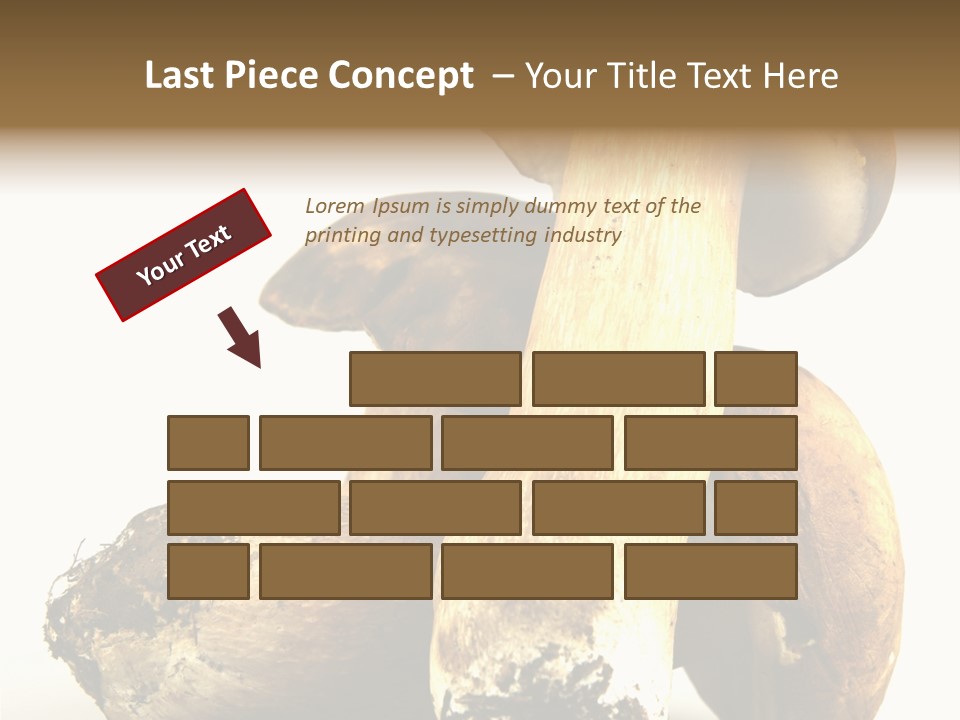 Food Mushroom Sauce PowerPoint Template