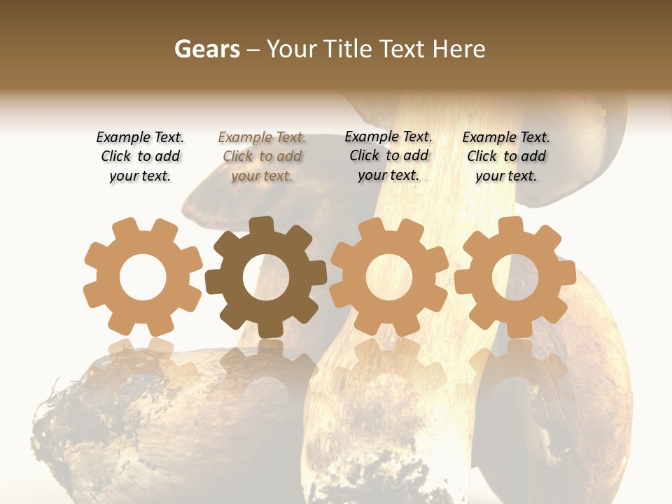 Food Mushroom Sauce PowerPoint Template