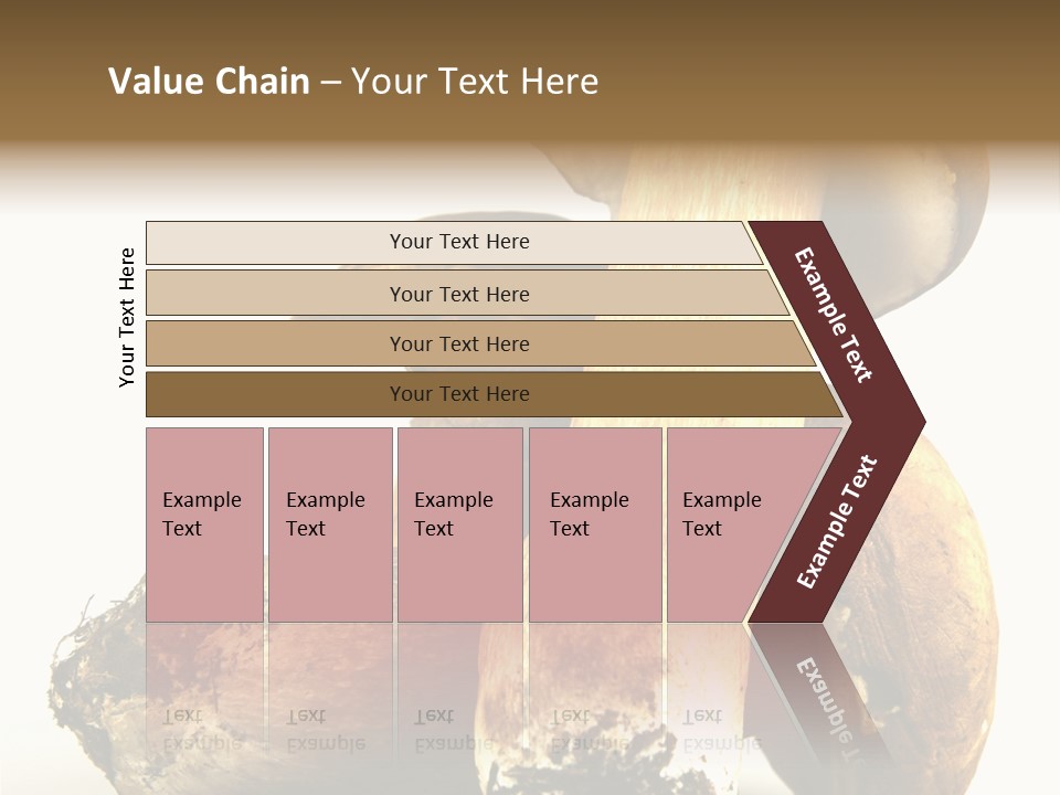Food Mushroom Sauce PowerPoint Template