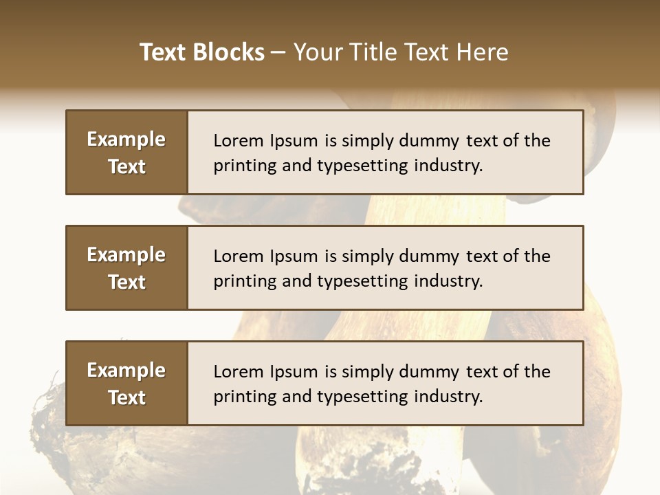 Food Mushroom Sauce PowerPoint Template