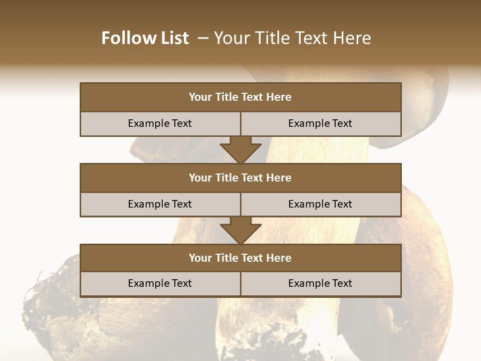 Food Mushroom Sauce PowerPoint Template