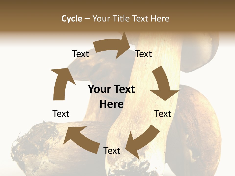 Food Mushroom Sauce PowerPoint Template