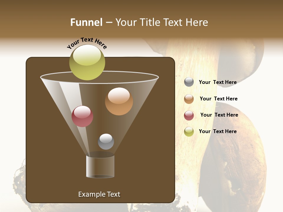 Food Mushroom Sauce PowerPoint Template