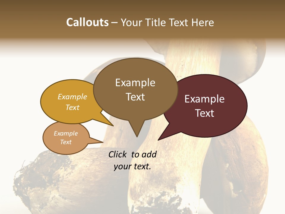 Food Mushroom Sauce PowerPoint Template