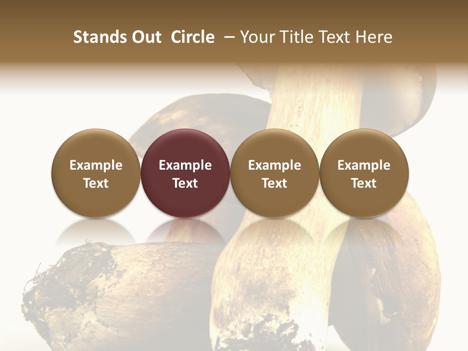 Food Mushroom Sauce PowerPoint Template