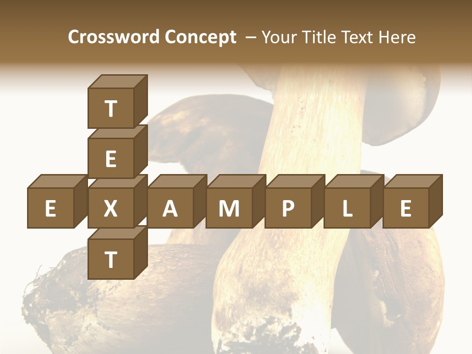 Food Mushroom Sauce PowerPoint Template