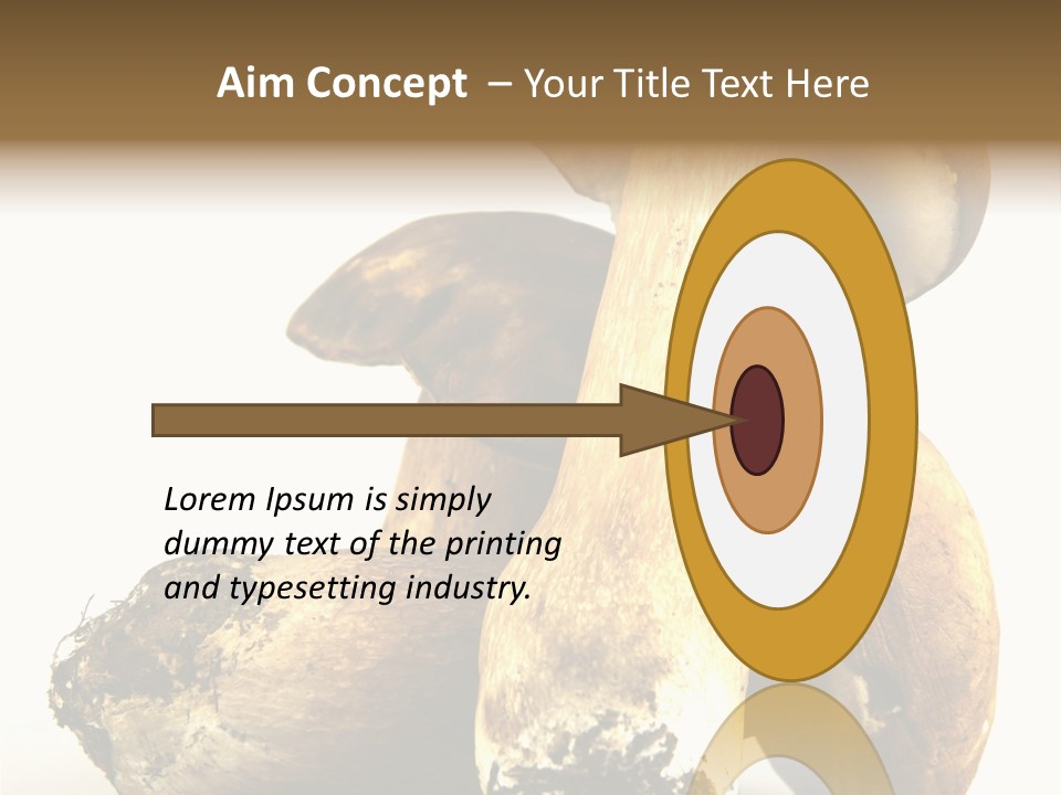 Food Mushroom Sauce PowerPoint Template