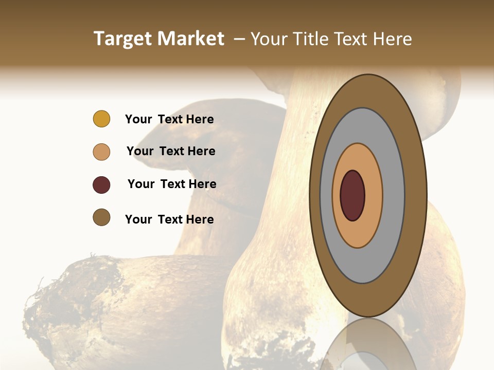 Food Mushroom Sauce PowerPoint Template