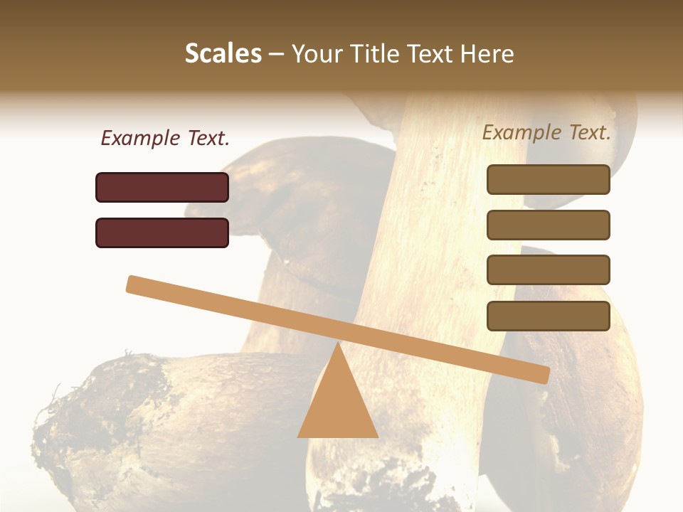 Food Mushroom Sauce PowerPoint Template
