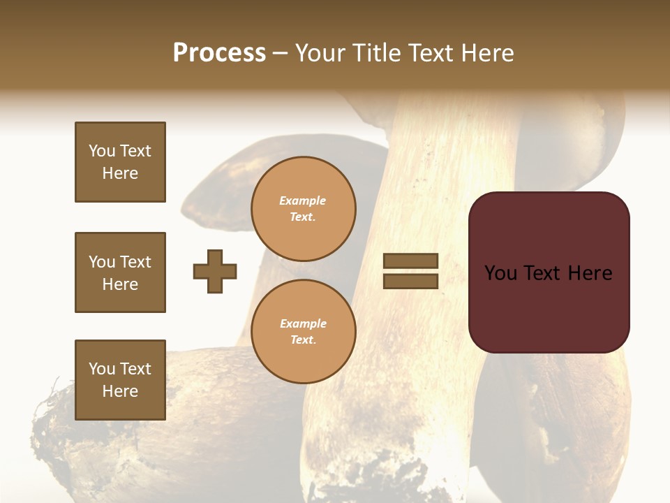 Food Mushroom Sauce PowerPoint Template