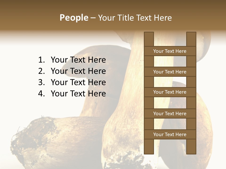 Food Mushroom Sauce PowerPoint Template