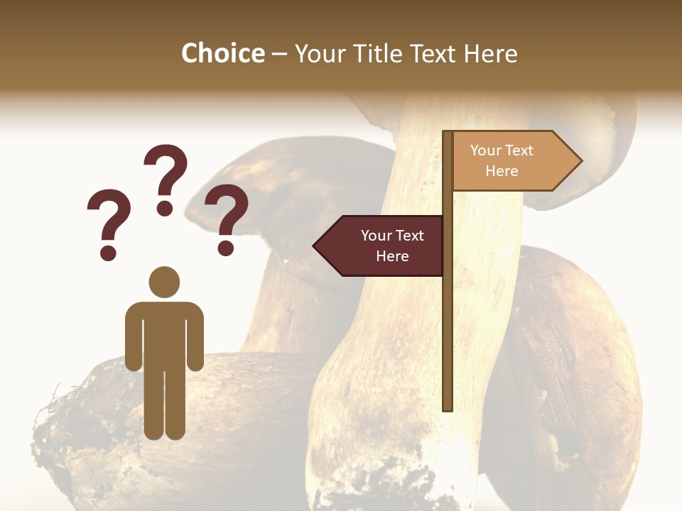 Food Mushroom Sauce PowerPoint Template