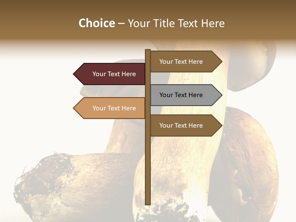 Food Mushroom Sauce PowerPoint Template