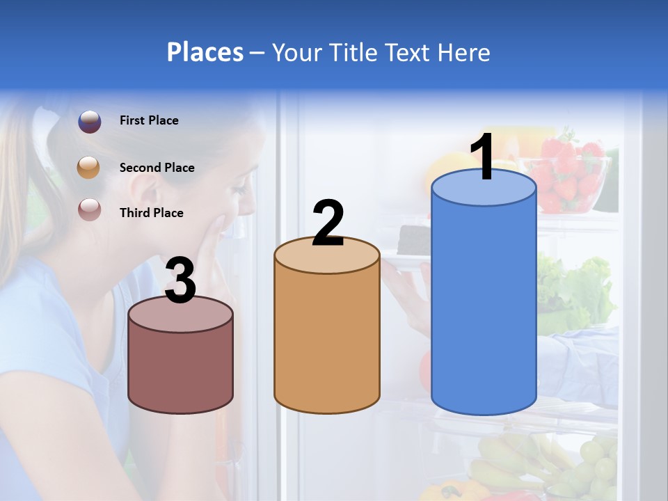 Choice Doubt Vegetarian Diet PowerPoint Template