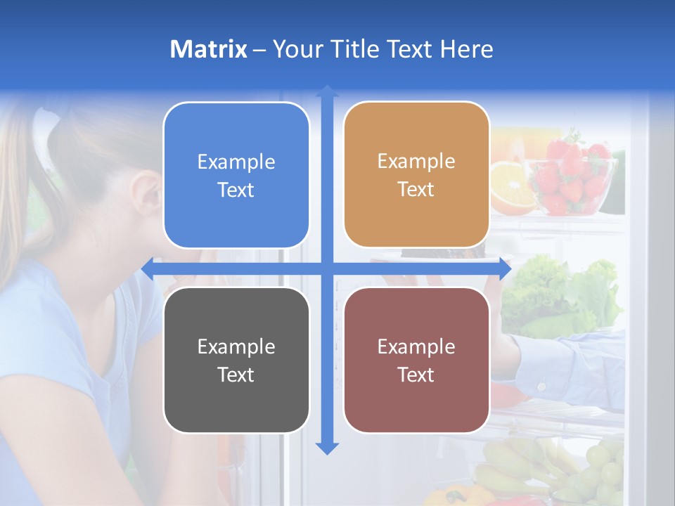 Choice Doubt Vegetarian Diet PowerPoint Template