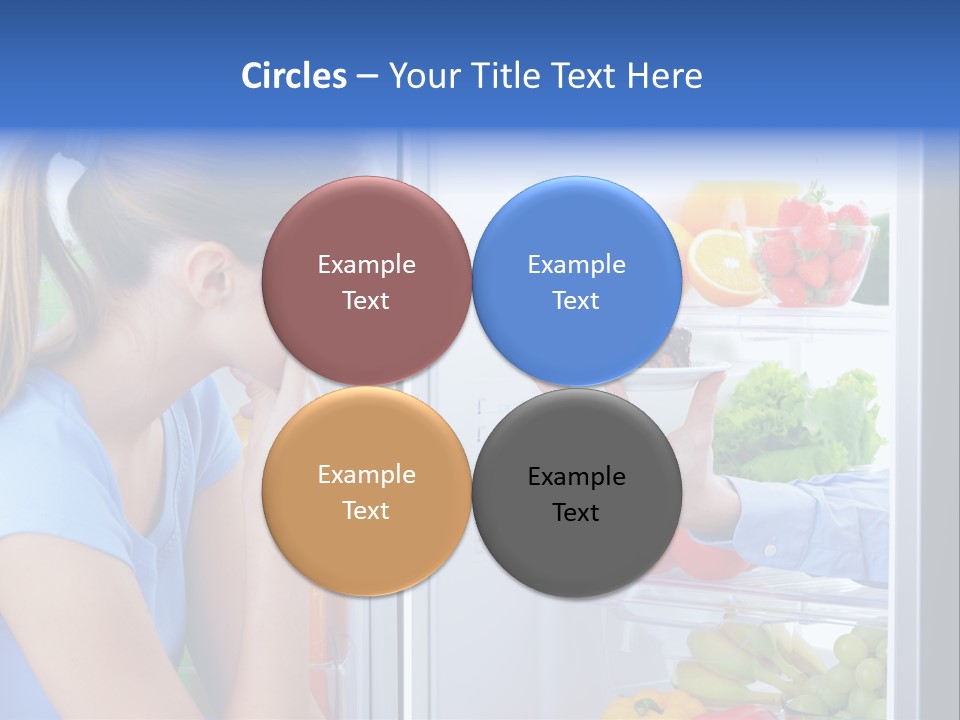 Choice Doubt Vegetarian Diet PowerPoint Template