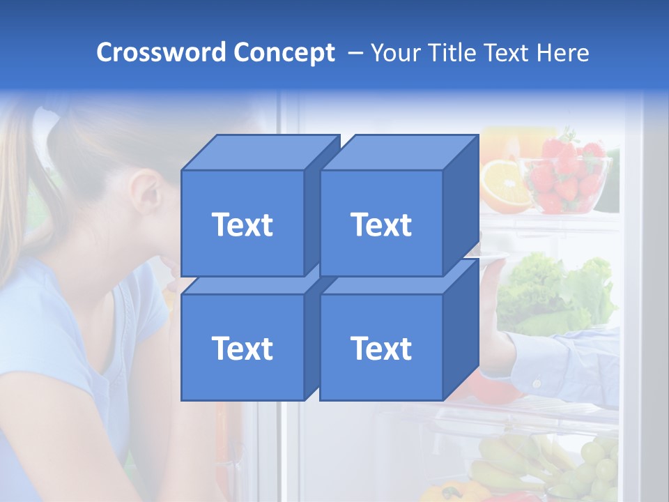Choice Doubt Vegetarian Diet PowerPoint Template