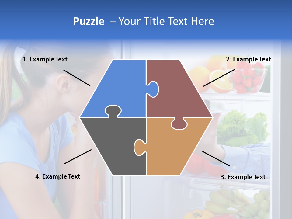 Choice Doubt Vegetarian Diet PowerPoint Template