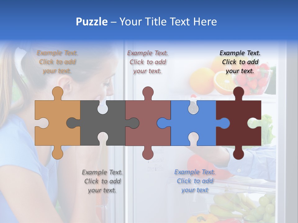 Choice Doubt Vegetarian Diet PowerPoint Template