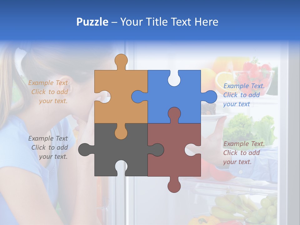 Choice Doubt Vegetarian Diet PowerPoint Template