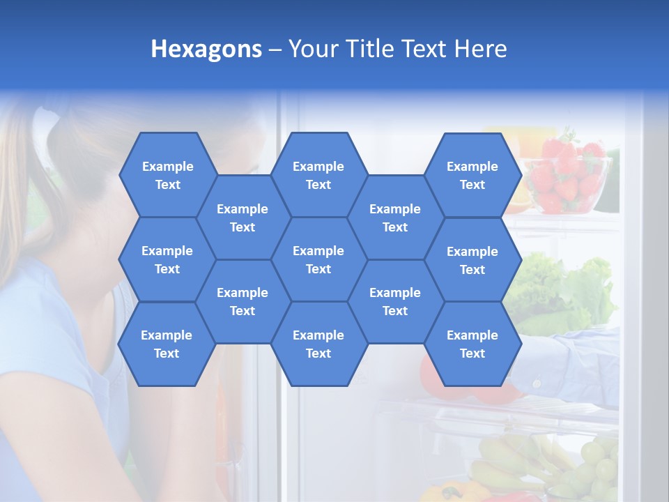 Choice Doubt Vegetarian Diet PowerPoint Template