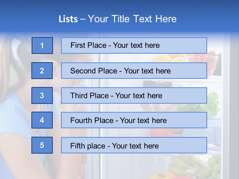 Choice Doubt Vegetarian Diet PowerPoint Template