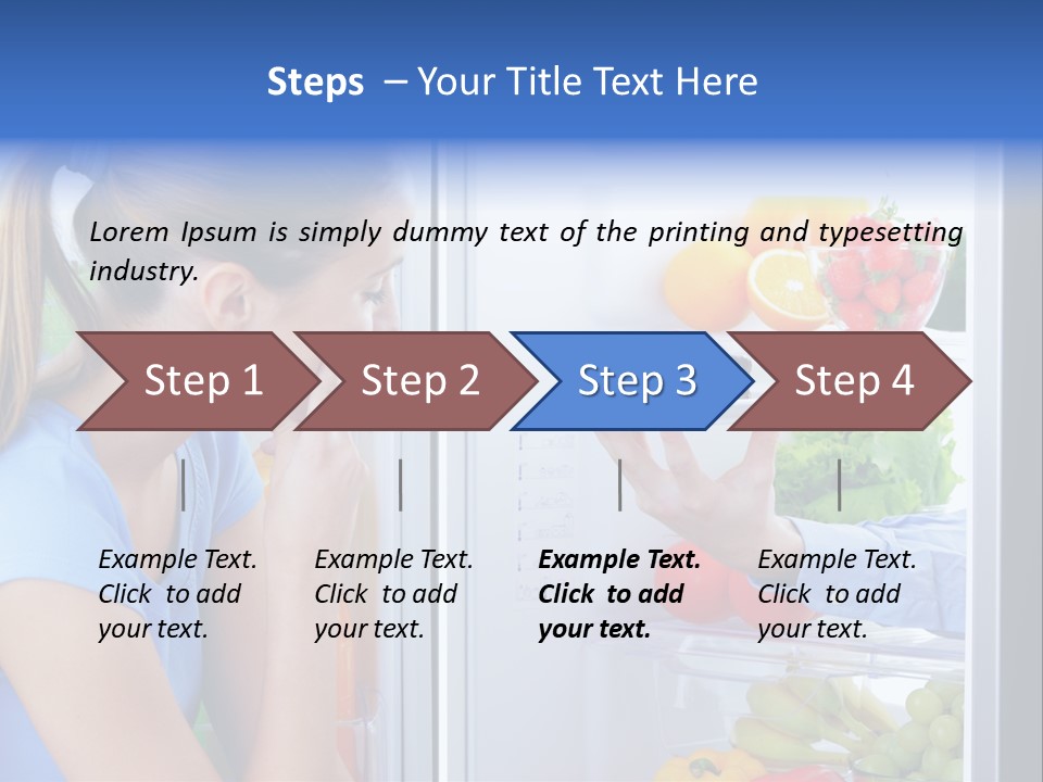 Choice Doubt Vegetarian Diet PowerPoint Template