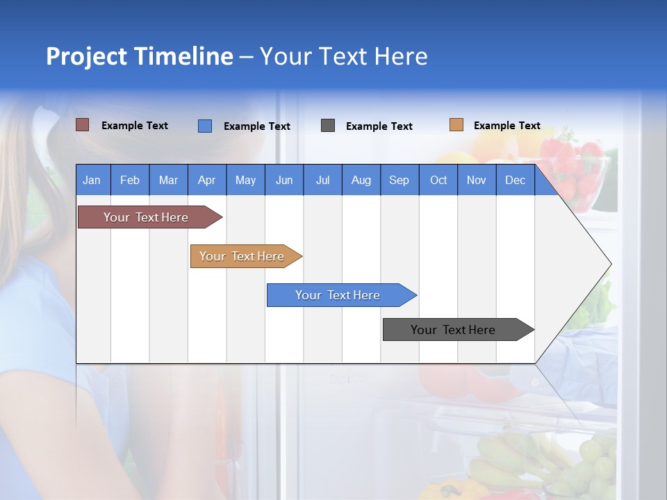 Choice Doubt Vegetarian Diet PowerPoint Template