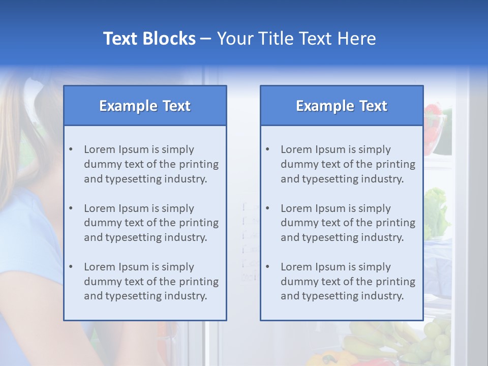 Choice Doubt Vegetarian Diet PowerPoint Template