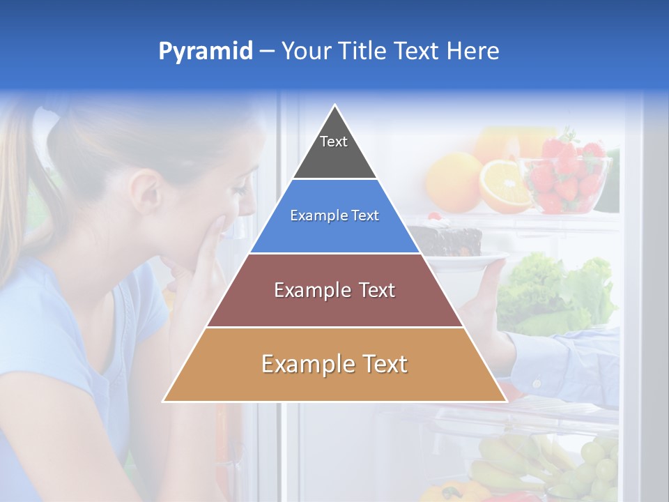 Choice Doubt Vegetarian Diet PowerPoint Template