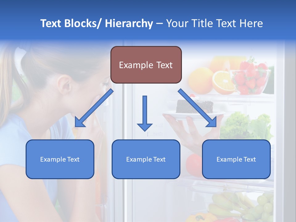Choice Doubt Vegetarian Diet PowerPoint Template