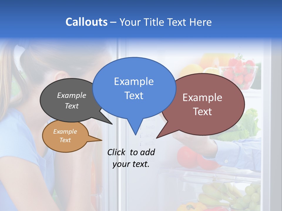 Choice Doubt Vegetarian Diet PowerPoint Template