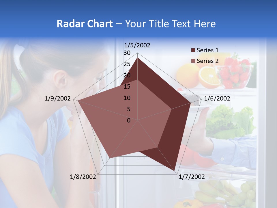 Choice Doubt Vegetarian Diet PowerPoint Template