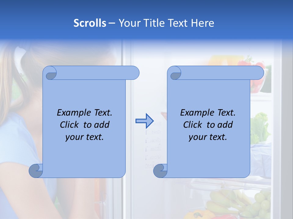 Choice Doubt Vegetarian Diet PowerPoint Template