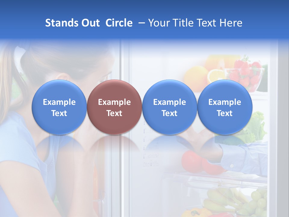 Choice Doubt Vegetarian Diet PowerPoint Template