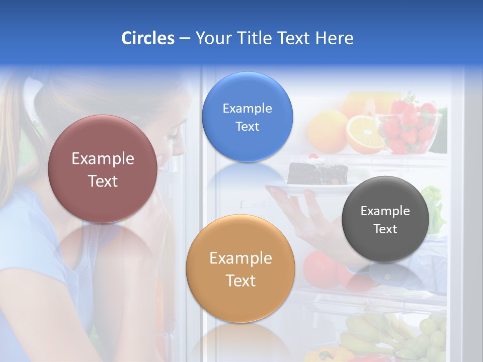 Choice Doubt Vegetarian Diet PowerPoint Template