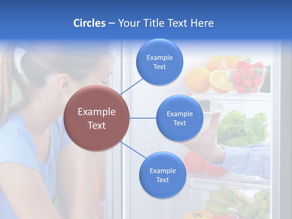 Choice Doubt Vegetarian Diet PowerPoint Template