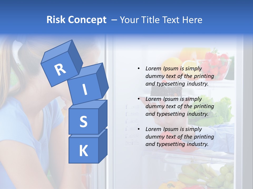 Choice Doubt Vegetarian Diet PowerPoint Template