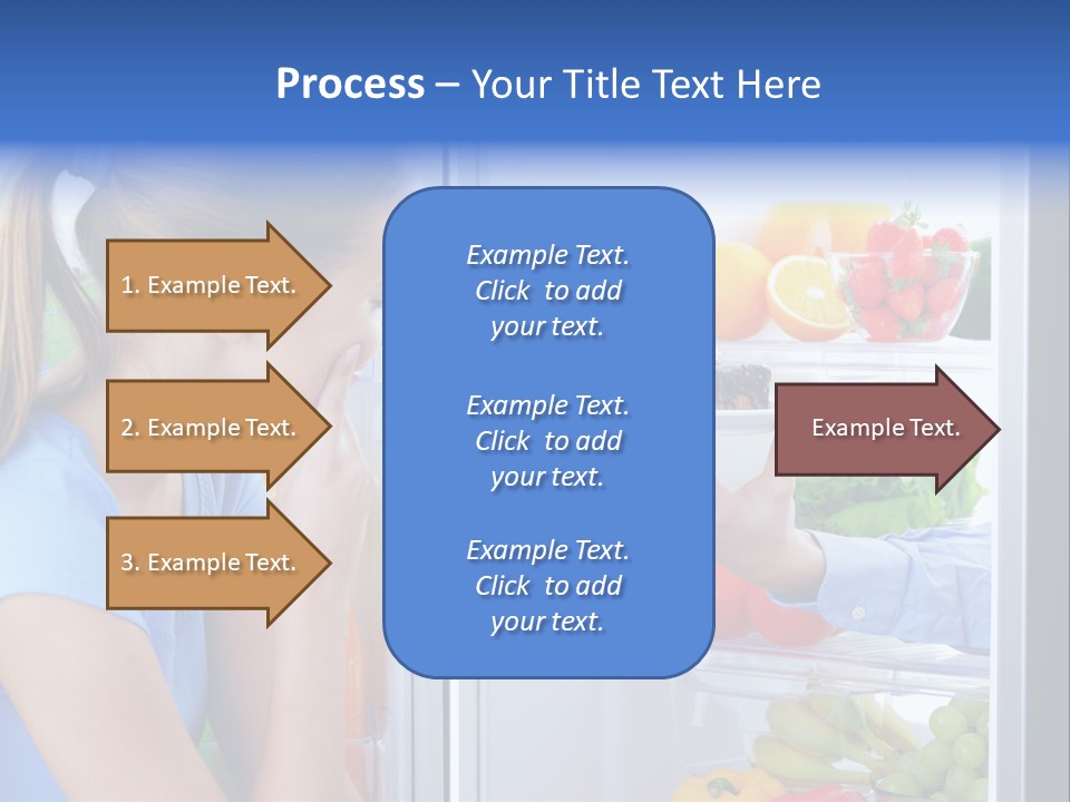 Choice Doubt Vegetarian Diet PowerPoint Template