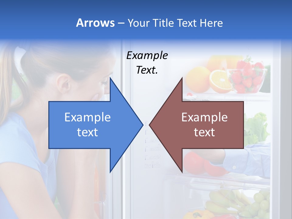 Choice Doubt Vegetarian Diet PowerPoint Template