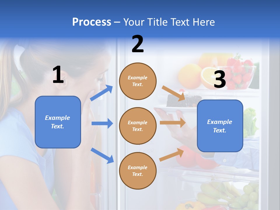 Choice Doubt Vegetarian Diet PowerPoint Template