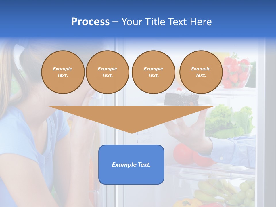 Choice Doubt Vegetarian Diet PowerPoint Template