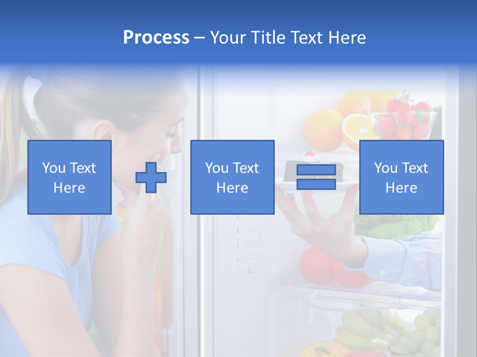 Choice Doubt Vegetarian Diet PowerPoint Template