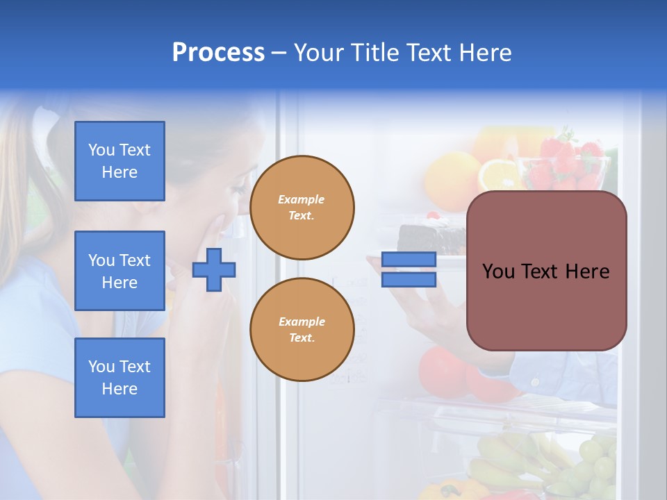 Choice Doubt Vegetarian Diet PowerPoint Template